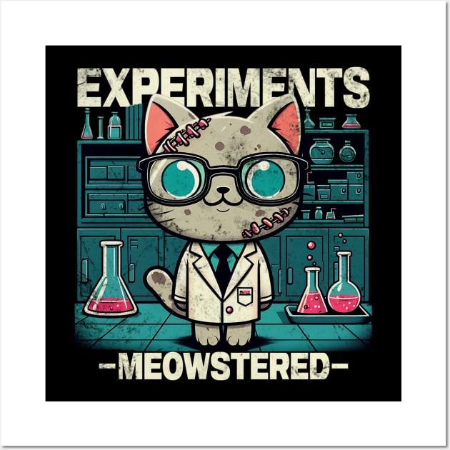 experiments meowstered Wall Art by AOAOCreation